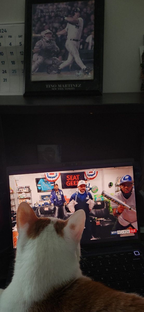 lb1029's tweet photo. @JomboyMedia @TalkinYanks my heart could not take it watching the game, so I just watched all of you instead!! @TalkinYanks @TalkinJake @Jomboy_ @THEKIDMERO @JoezMcfLy let's go @Yankees! https://t.co/IAkYIms82g