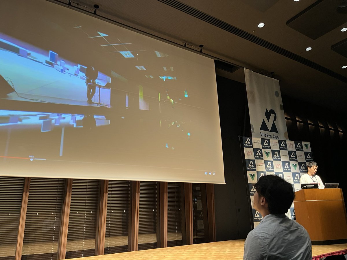 cyocun's tweet image. #vuefes でoF の話してるよ！