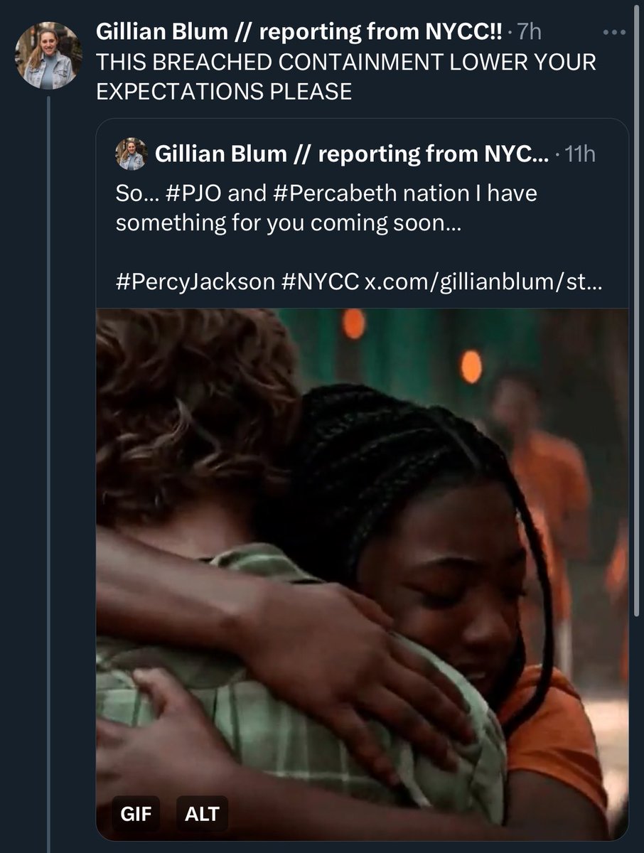 pjotwtstruggles's tweet image. poor Gillian just trying to do her job and everyone freaking out😭
