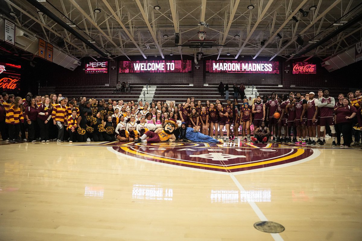 Thanks to all for coming out tonight!

Mark your calendars for the home opener on Nov. 12!

#MaroonMadness #GaelNation
#MAACHoops