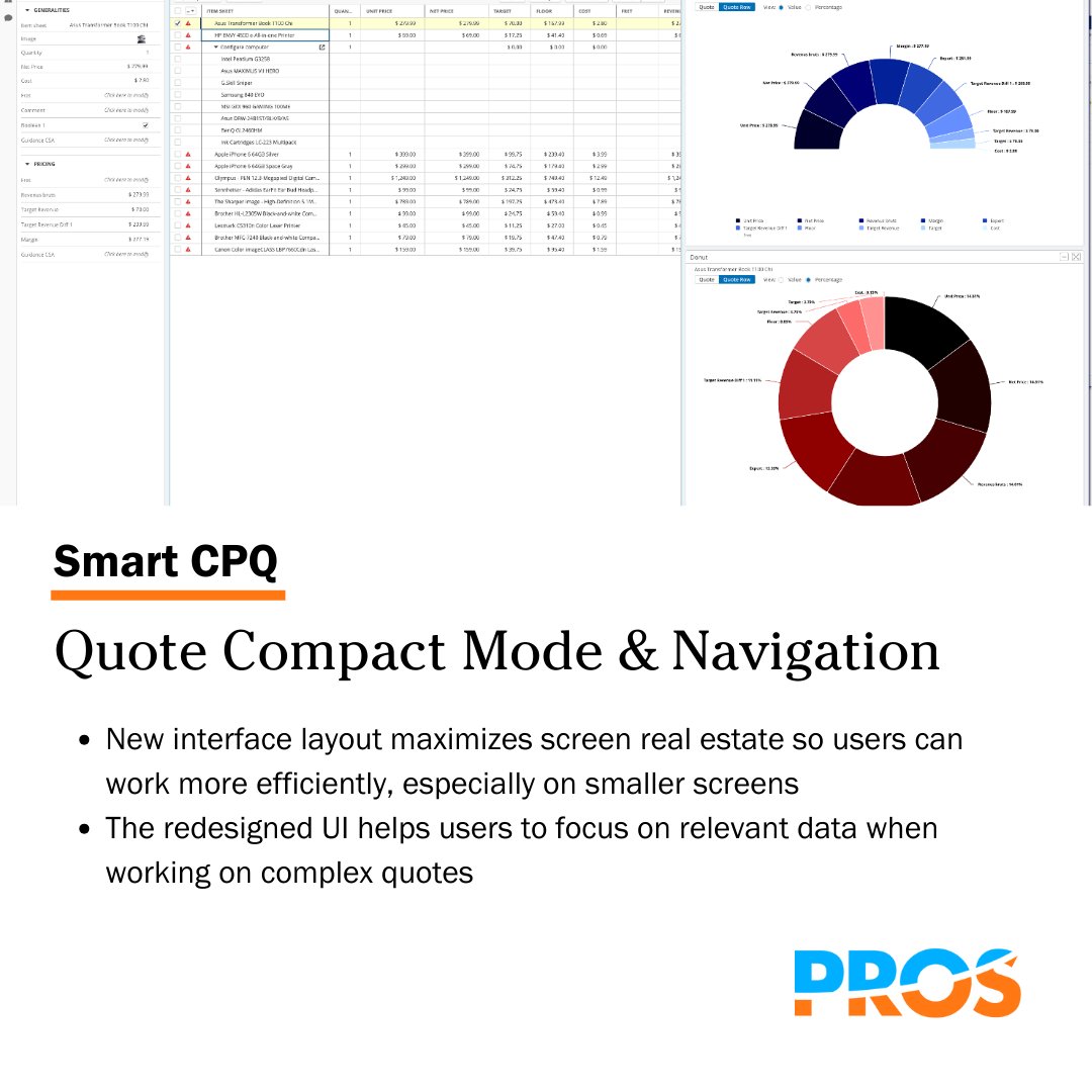 _hklug_'s tweet image. Smart CPQ&apos;s new Quote Compact interface is a game-changer for sales professionals. This UI enhancement is designed for efficiency, allowing users to navigate information swiftly and focus on what matters most. Learn more ➡️ ms.spr.ly/6015W6ccX

#Platform #SmartCPQ #UX #PROSai