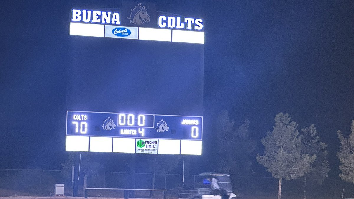 #Buena wins big on Homecoming, defeating Desert View 70-0.