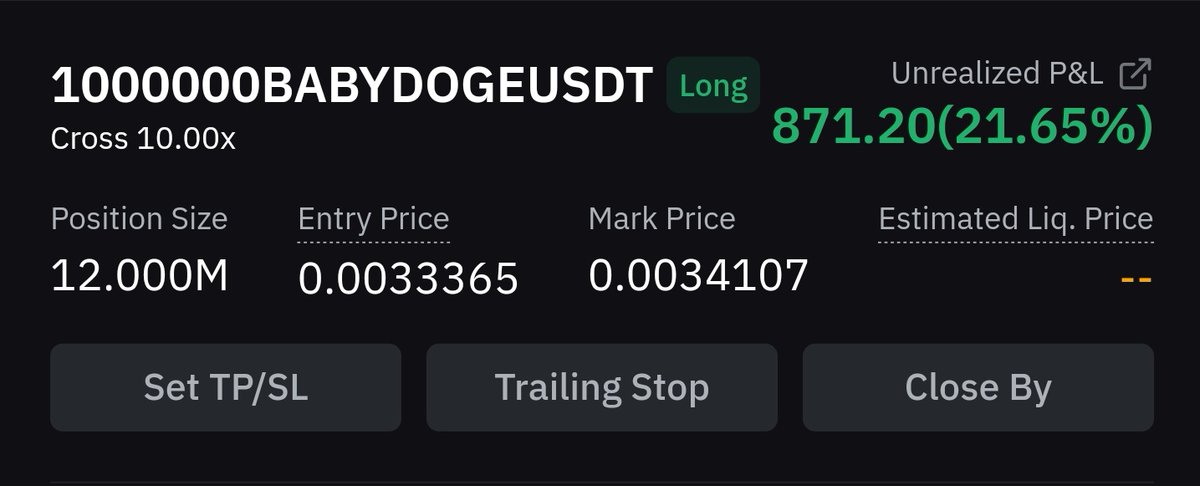 Trade Close Now 📈📈✅️✅️
#BabyDoge Successful Trade ✅️

#BTC $BTC #ETH $ETH #DIA $DIA #SUI $SUI $APT #APT