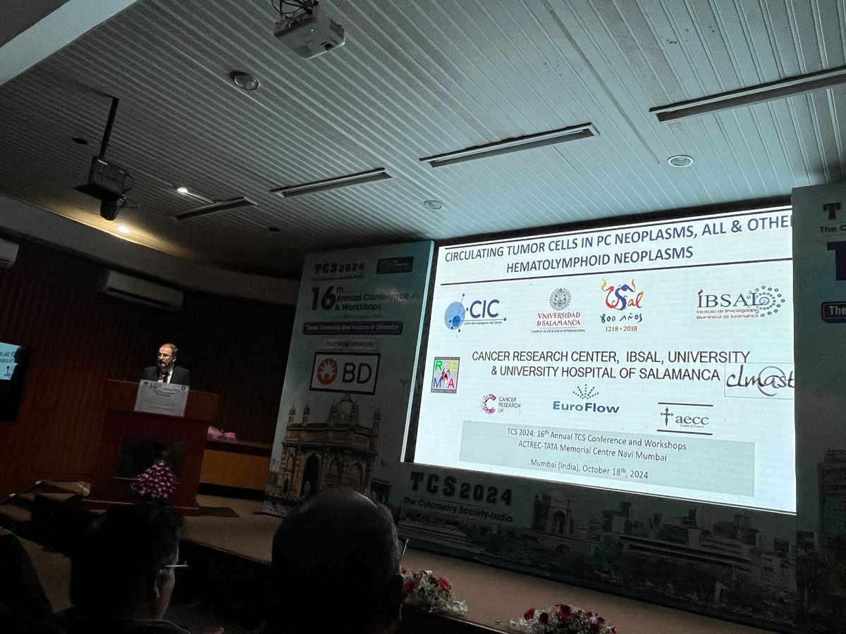 SanjeevGuptaDM's tweet image. Alberto @LabOrfao talk on circulating tumor cells CTCs @CytometryIndia