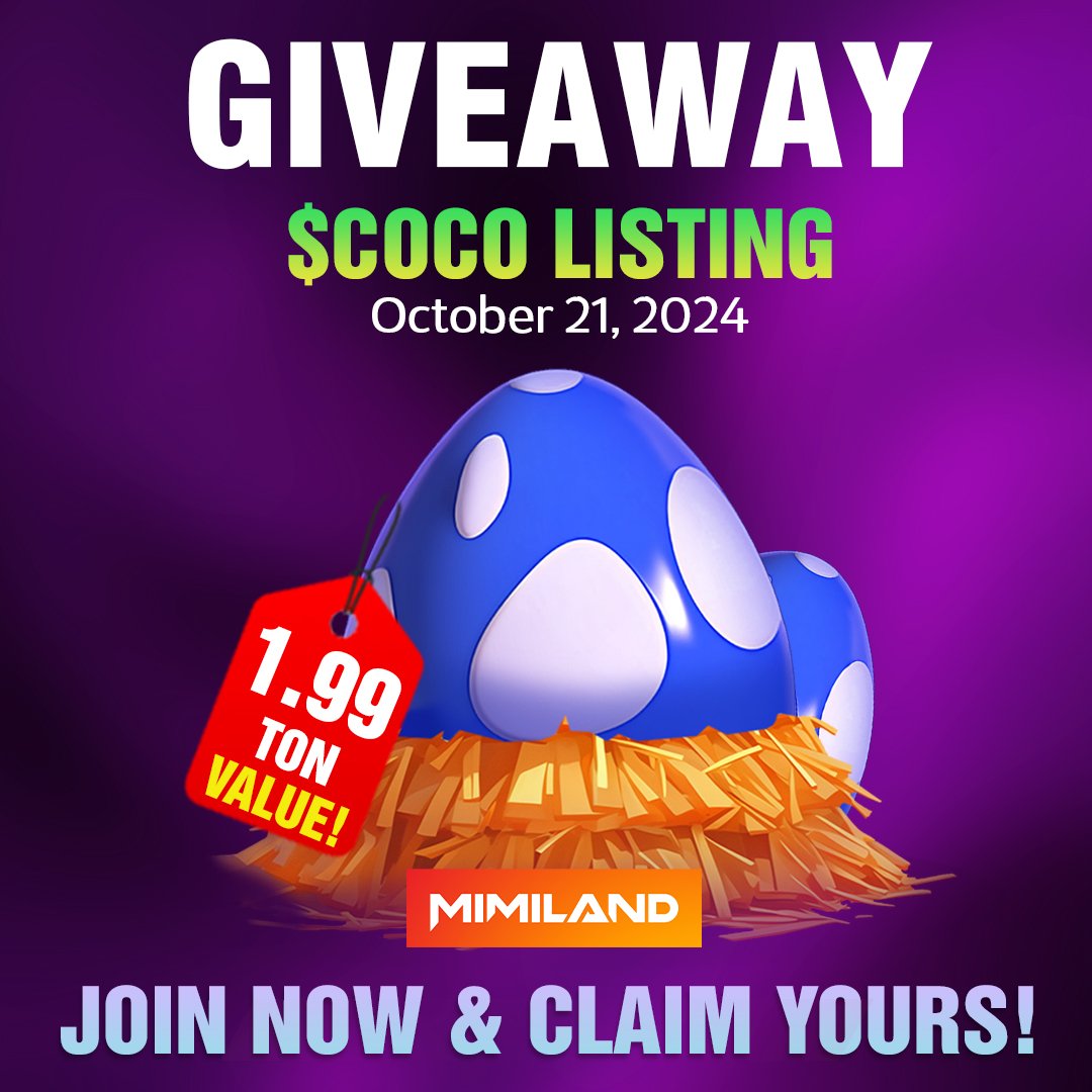 agush7060's tweet photo. @TheMimiland Done 

#CoCoMon $CoCo #Listing #list #PlayToEarn https://t.co/rOQ4kQejzg
