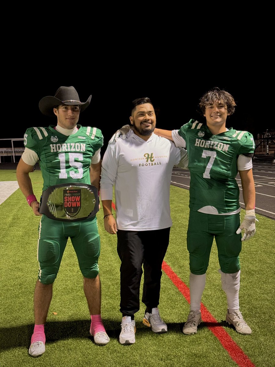 Big time win against big time team! LETS GO!!!!!!! 6-1 🏈⬆️⬆️⬆️⬆️⬆️
<a href="/hzfbfamily/">Horizon Football</a> <a href="/HorizonFootball/">Husky Gridiron</a> 
<a href="/jaseashley15/">Jase Ashley</a> <a href="/Bodie_Zamorano/">Bodie</a>