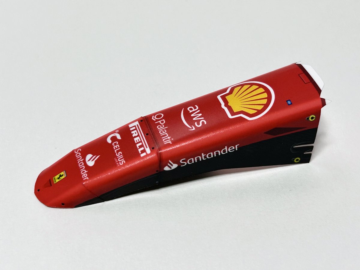 1:12 Ferrari SF-24 Italian GP 【組立て】 設計を見直し、再度組み