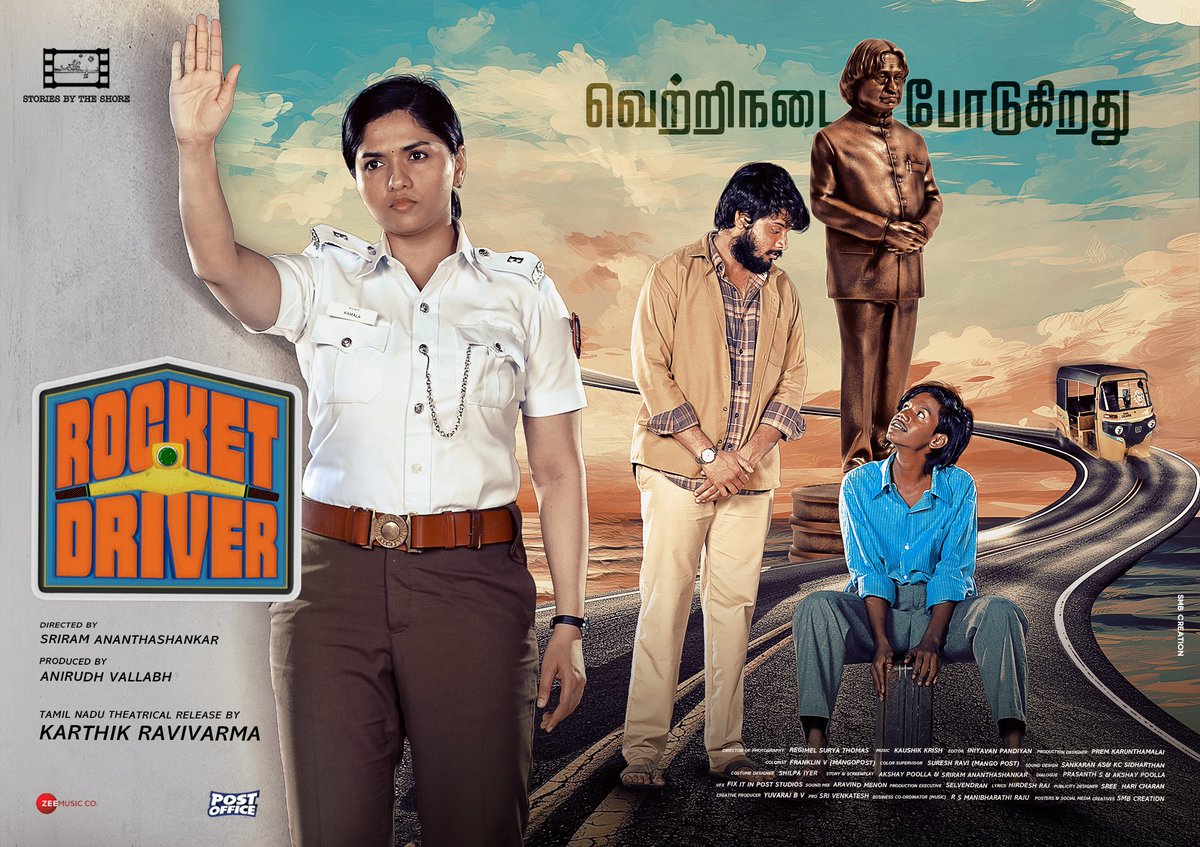 #Rocket Driver opens up with positivity from the critics &amp; public 🫶 A unique feel good fantasy film in theaters now🛺🚀