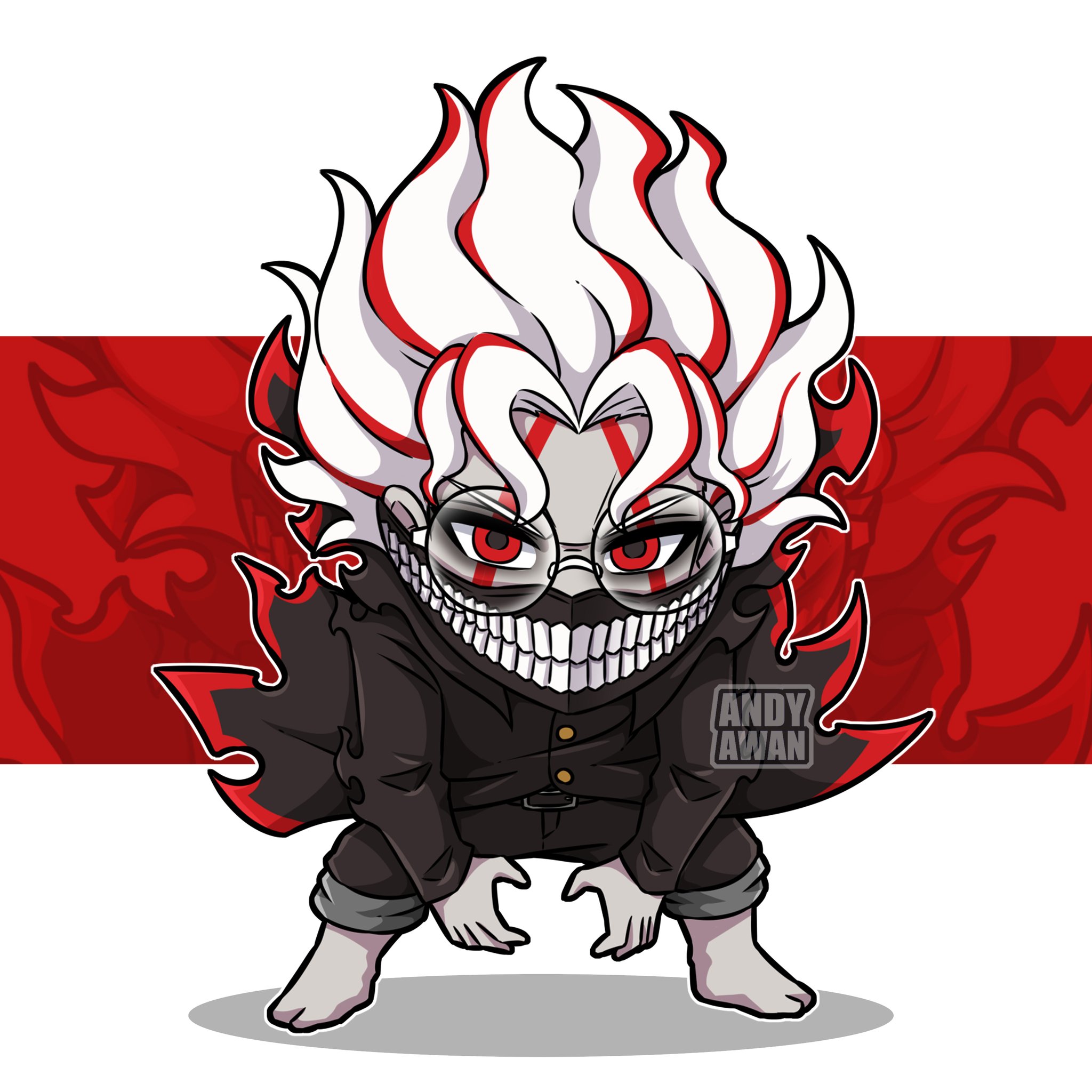RK-5313 RO-3906　chibi 🥽 Okarun Chibi Dan Dan Dan Dan・ STL File for 3D printing