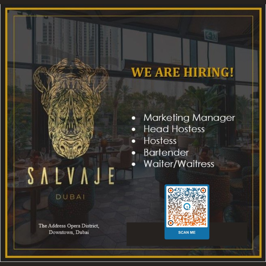 KaylaUsamah's tweet photo. Top Career Opportunities at Salvaje Dubai UAE: How to Apply

Apply Online: https://t.co/W5k7g8vVV6

#DubaiJobs #JobOpportunities #UAEEmployment #CareerInDubai #Dubai2024 https://t.co/j8Qw7yBj7l