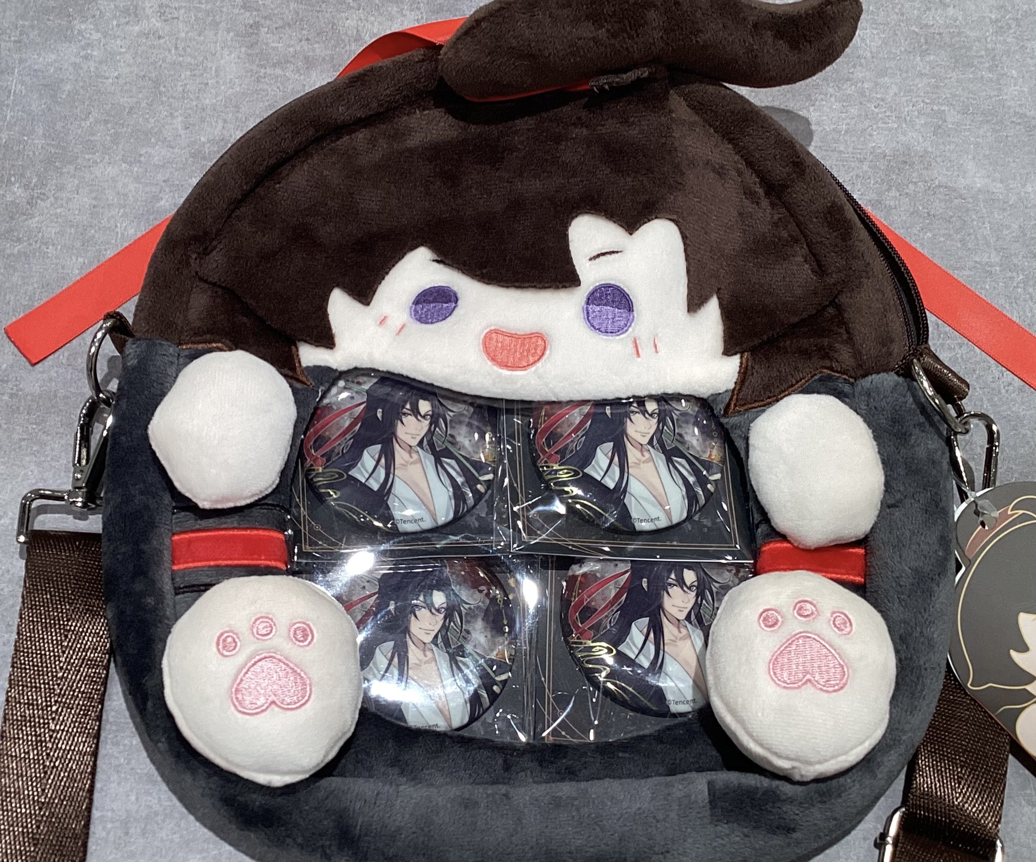 推し 痛バッグ リュック 20cmぬいぐるみ 魔道祖師 魔道祖師 リュック