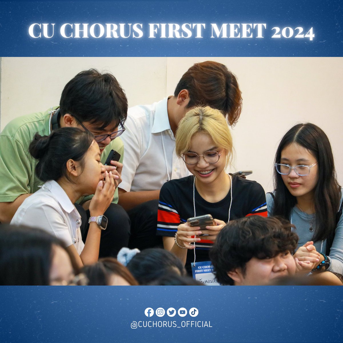 cuchorus's tweet photo. ยินดีต้อนรับสมาชิก CU Chorus รุ่น 52 อย่างเป็นทางการ😍🎉 Welcome to the family!!!

จบไปแล้วสำหรับงาน FIRST MEET CU Chorus รุ่น 52 ผ่านไปด้วยรอยยิ้ม และเสียงหัวเราะของทุกคน เป็นบรรยากาศที่อบอุ่นมาก ๆ เลย💕 https://t.co/XxlDjiBKmV