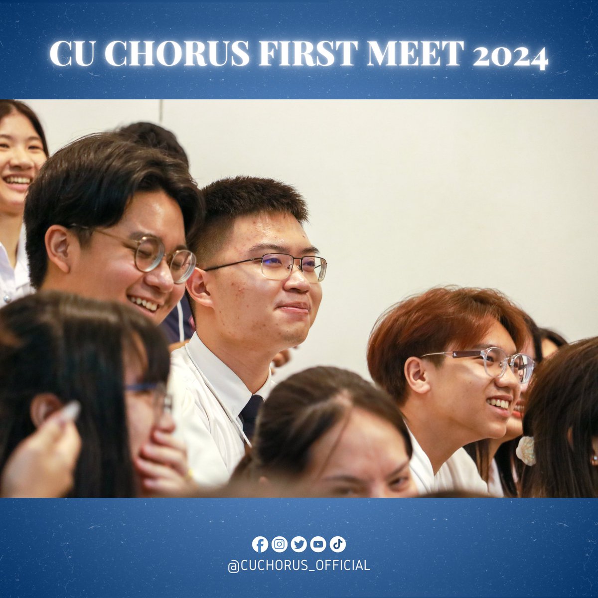 cuchorus's tweet photo. ขอบคุณน้องๆ และพี่ ๆ ทุกคนที่ร่วมเป็นส่วนหนึ่งในกิจกรรมที่ถือเป็นก้าวแรกของการเป็นสมาชิกชมรม 🫶💕

นอกจากกิจกรรม FIRST MEET ที่เพิ่งผ่านไป เรายังมี VOICE TRAINING รอทุกคนอยู่🤔 อย่าลืมติดตามรายละเอียด ผ่านกลุ่ม Discord CU Chorus ด้วยนะะ https://t.co/WMbj2tzZ3k