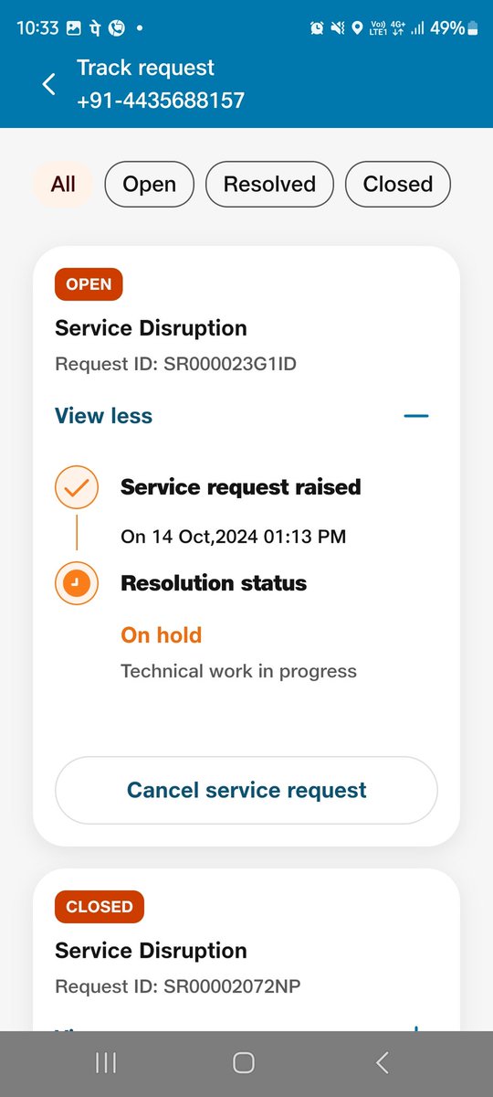 egopi87's tweet photo. @JioCare   I have been requesting to reslove my internet connectivity issue from last Sunday still it's nit resolved.. very poor service if you can't able to address customer issues then why you are providing broad band service... don't you have any technician to work and resolve https://t.co/RsevUhPq8x