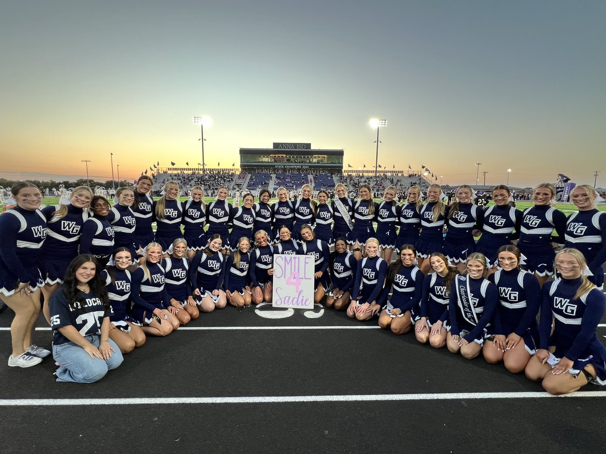 #Smile4Sadie
Supported our Prosper Spirit Sisters tonight in Sadie’s honor.
