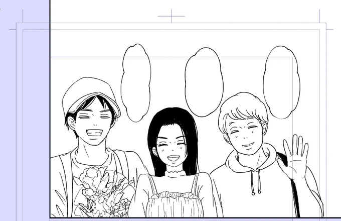 今日は次男の運動会へ。たくさんの家族が見にきてた!
帰ってから余韻を元にモブを描くことにした。たぶんこの1コマだけで出てこない…! 