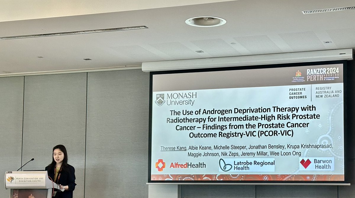 weeloonong's tweet photo. @AlfredHealth Radiation Oncology team well-represented at #RANZCR2024 with multiple presentations by our fellow and registrars! 
@jeremymillar @theresekang_ @JenWard1234 @PerryLin612 https://t.co/QbxEKwU0il