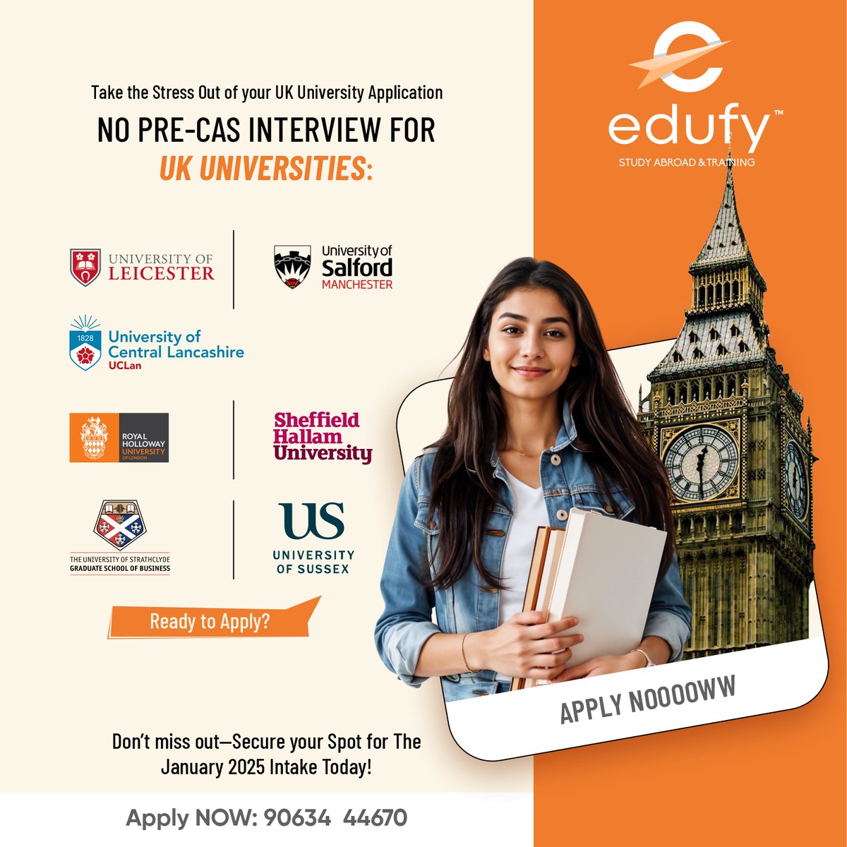 edufyoverseas's tweet image. ✨ Study &amp;amp; Work in the UK! 🇬🇧 1-Year Course, 1-Year Internship &amp;amp; 2-Year PSW Visa! Apply for Jan '25 intake now! 📞 90634 44670 #StudyInUK #StudyAbroad #PSWVisa