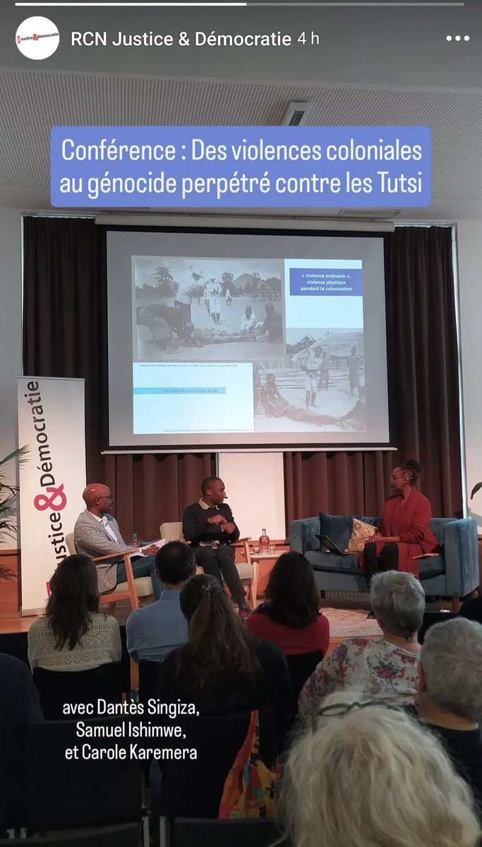 dr_dantes's tweet photo. "Des violences coloniales au génocide perpétré contre les Tutsi", une conférence de @RcnRwanda, 16/10/2024.
Le PODCAST de la conférence arrive BIENTÔT ! https://t.co/uIbEi5NjkN