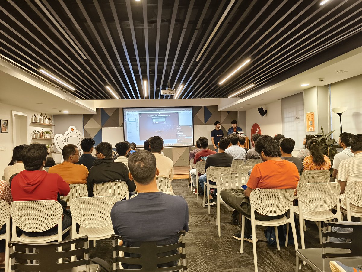 At October BangPypers #Bangpypers #python #Bangalore
