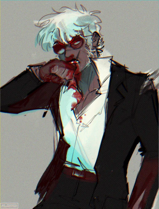got to jumpscare you guys with #homestuck au real quick. Hi D, I had to draw you at least once during october 