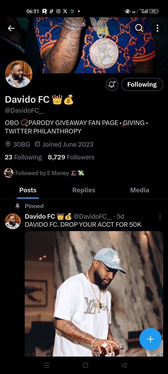 OkodeElohor's tweet photo. @Donjazzy_FC_ @DavidoFC__ Opay 8138976633 okode jennifer https://t.co/ygTaf7lhDW