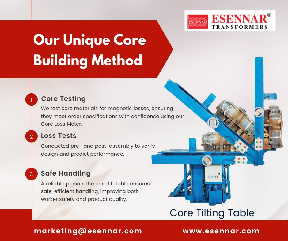 Esennar12's tweet image. At Esennar Transformers, we prioritize quality and precision in every step of our manufacturing process. Our core building process stands out for its unique methods.

Visit  esennar.com

#EsennarTransformers #CoreBuilding #QualityMatters