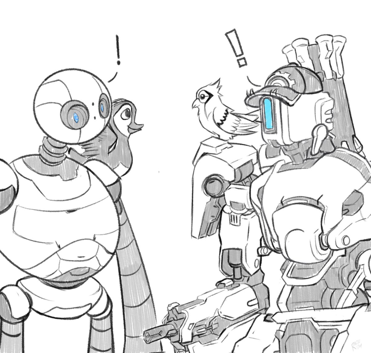 Birds of a Feather. 🪶
-
-
#overwatch2 #thewildrobot #fanart