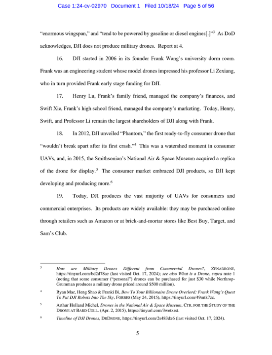 OwenGregorian's tweet image. DJI sues the US Department of Defense for labeling it a ‘Chinese Military Company’ | Sean Hollister, The Verge

DJI, the world’s largest drone company, is suing to avoid being seen as a tool of the Chinese government. On Friday, it sued the US Department of Defense to delete its…