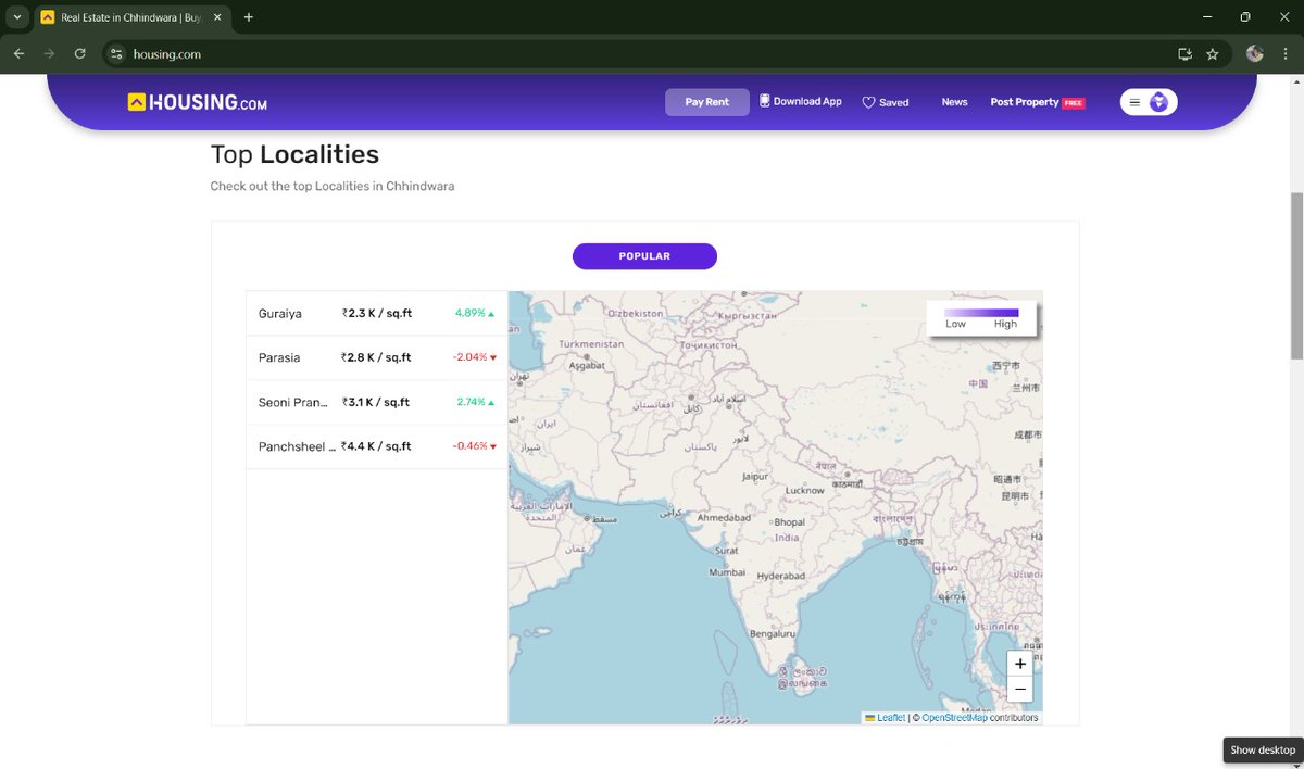 abhishekunnao's tweet photo. @Housing I noticed that your platform is displaying an incorrect map of India, which violates national guidelines. @dagarwala sir Kindly fix this immediately to ensure compliance with national standards. @MIB_India @PMOIndia @HMOIndia, please look into this issue. #IndiaMap https://t.co/VacaMwC5z9