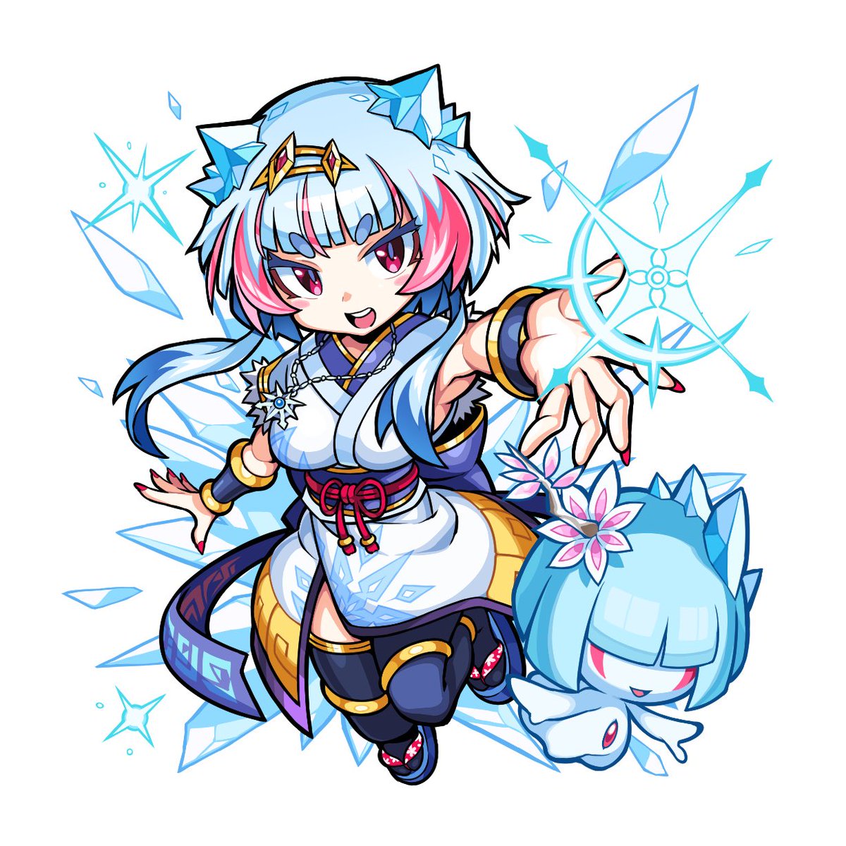 「こちらのシールのキャラデザ&amp;イラストを担当しました!加工が綺麗すぎる! 」|遠藤ヒョウガのイラスト