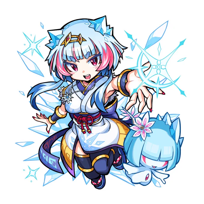 こちらのシールのキャラデザ&amp;イラストを担当しました!加工が綺麗すぎる! 