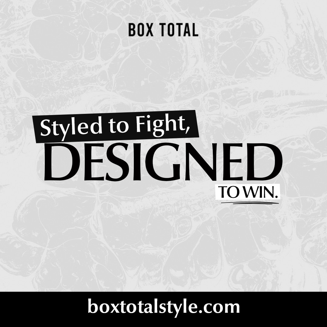 BoxTotalStyle's tweet image. Gear up for victory with our latest collection! 

Every piece is crafted for style and strength, empowering you to face any challenge head-on. 

Are you ready to turn heads and conquer your goals? 

Buy now:boxtotalstyle.com

#athleticwear #fightstyle #fashionforwarriors
