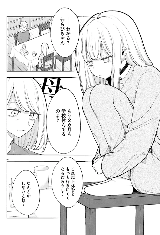 勇気を出して学校に行く不登校の女の子(1/8) 