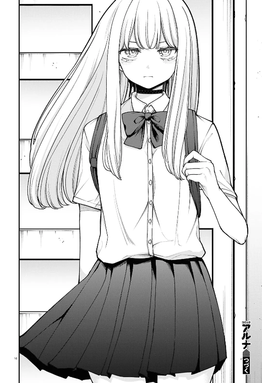 勇気を出して学校に行く不登校の女の子(4/8) 