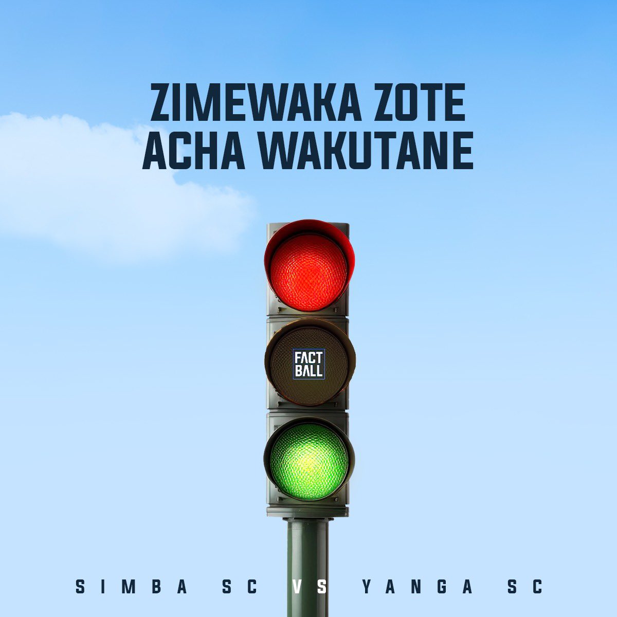 KIJANI 🟢 IMEWAKA
NYEKUNDU 🔴 IMEWAKA

Magari yatagongana?
#derby #simbanayanga