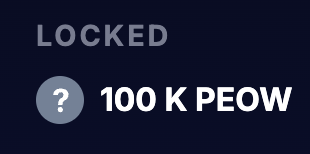 100K locked, putting faith in @skultdao &amp; <a href="/peowsolana/">PEOW CAT</a> 

$PEOW