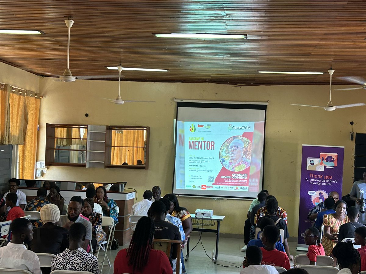 BarCampHo's tweet photo. #BarcampGhana feature

#Speednetworking session at Barcamp Ho 2024 at HTU Nkulenu Hall, #HoCity.  

#Barcampers learn how to give the most important information about themselves via networking.
#BarcampHo #bcho #bcho2024 

Cc @WestFm975 @global1051fm @Citi973 @Channel1TVGHA https://t.co/d5oQR9e5tF