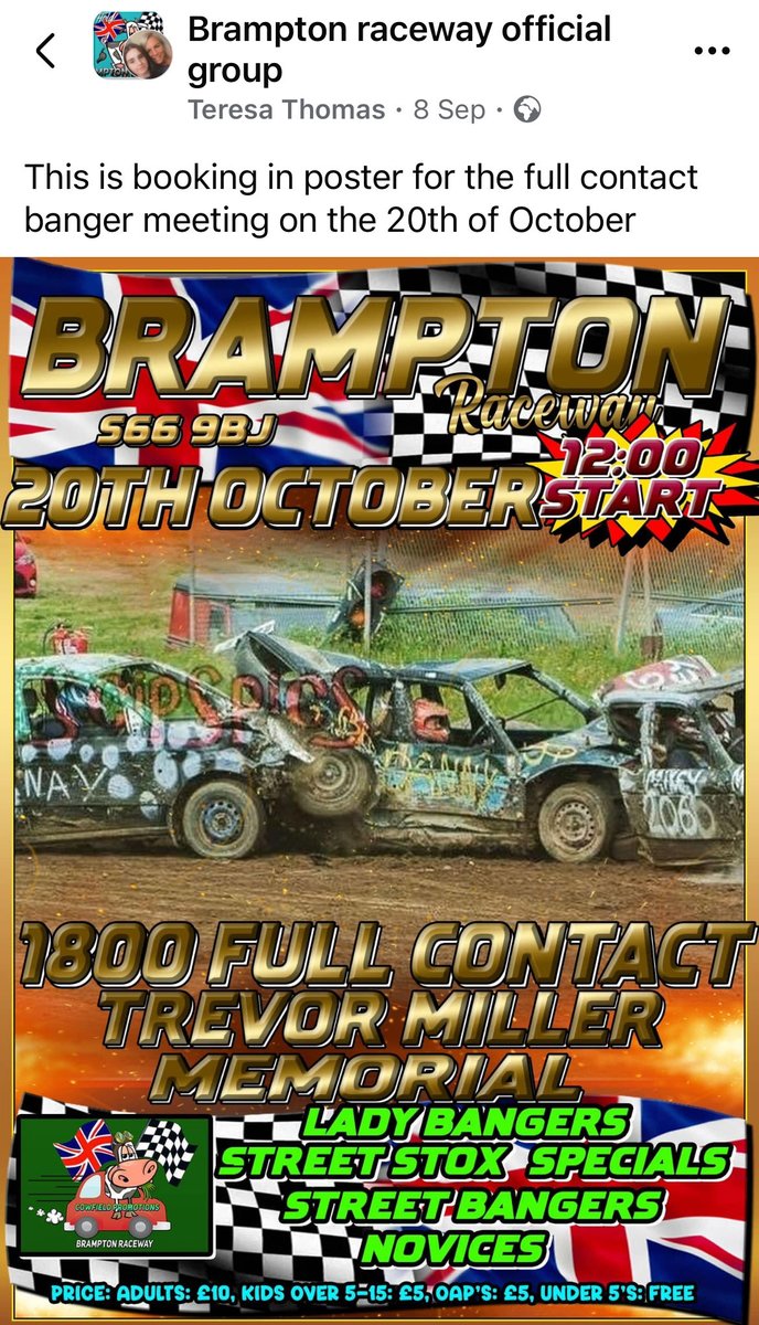 Squigley67's tweet photo. Good family time tomorrow #bangerracing https://t.co/5UZ1nP8QoX