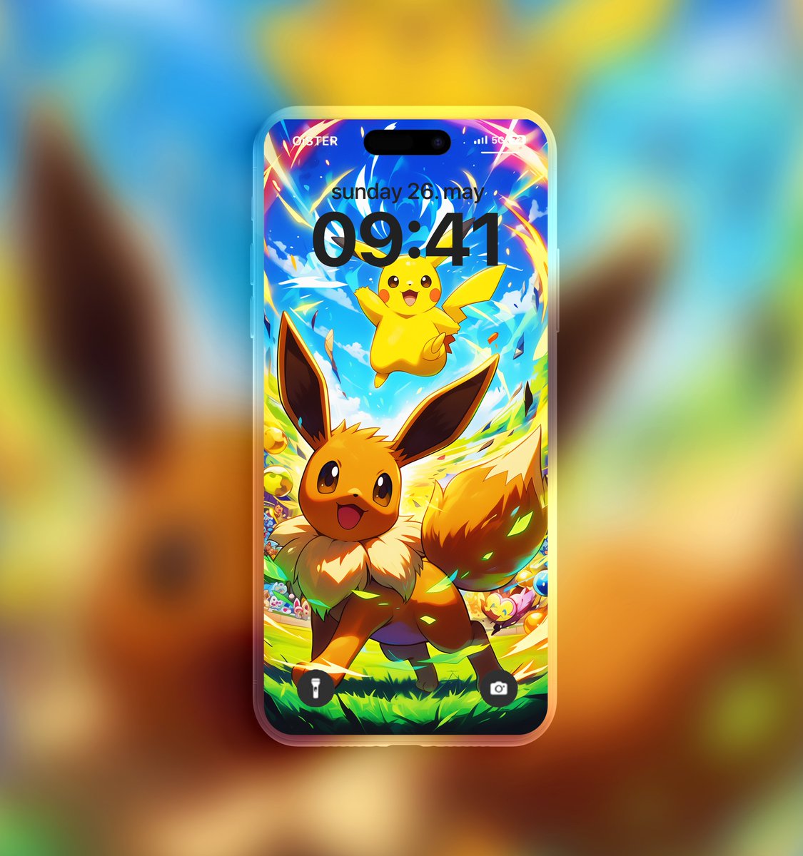 ItsDone2000's tweet photo. Pikachu x Eevee Wallpaper https://t.co/7R9ayNgcrd