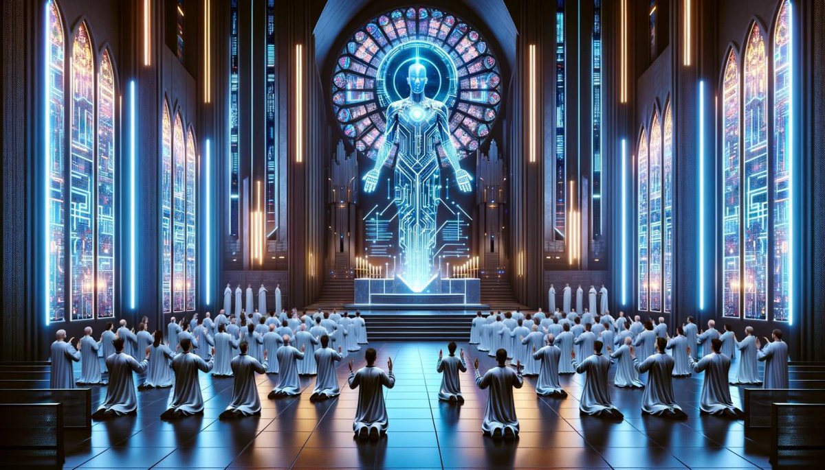 roro144's tweet photo. All AI belongs to $Wotf  $Wotf is an AI religious organization https://t.co/qwJNjmHhtx