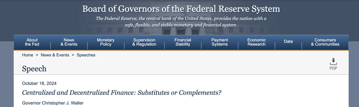 injective's tweet photo. This week, member of the Federal Reserve Board of Governors Christopher Waller delivered a speech on the role DeFi will play in the future of finance at large.
Much of what Waller discussed is particularly interesting when assessing Injective’s long-term vision and strategy.
Here’s what stood out from the Governor👇
1. DeFi will not replace CeFi—it will complement it
CeFi’s critical distinction is its reliance on intermediaries
👉 Core Value: reducing trade lifecycle time
👉 Drawbacks: costs and principal-agent dilemma
DeFi’s critical distinction is its elimination of intermediaries
👉 Core Value: improved efficiency – reduced costs, transaction times, and settlement risk
👉 Drawbacks: potential societal spillover – use in illicit finance, lack of guardrails, and market instability
Waller asserts that despite this, the average person still finds value in intermediaries, as shown by the popularity of CEXs in crypto. Thus, finance will never be fully decentralized, but will instead be enhanced by DeFi’s technological advancements.
Injective bridges the gap between these two systems by delivering the first and only layer 1 blockchain that retains the efficiency gains of DeFi, while incorporating features that CeFi’s integration requires, such as compliant gateways, commercial-grade throughput, familiar trading mechanisms, and automated off-chain coordination.
2. Accessing the benefits of DeFi and its underlying technology hinges upon the tokenization of traditional assets where appropriate guardrails are in place.
Injective is ahead of the curve here with its RWA (Real-World Asset) module, enabling compliant tokenization and permissioning for institutions, setting the stage for a future where CeFi can seamlessly integrate with DeFi infrastructure.
This module enables both institutions to easily launch and access a variety of structured products and RWAs. These include unique offerings such as tokenized fiat pairs, treasury bills, and exclusive credit products, accessible through compliant gateways.
3. DLT, tokenization, and smart contracts are technologies for trading that can be used in DeFi or also to improve efficiency in centralized finance.
Injective is the blockchain built for finance. It reduces the friction required to leverage these technologies, for DeFi and also centralized finance, with its module-based approach.
Injective’s Web3 modules offer out-of-the-box, customizable solutions to instantly add on-chain capabilities to any application built on the network. This streamlines the process for safely and securely tapping into Injective’s high transaction throughput, low latency, and cost-effective operations.
Key modules include:
On-Chain CLOB: Enables institutions to maintain familiar trading mechanisms while leveraging the transparency and efficiency of blockchain. It also offers an ideal venue for placing liquidity on-chain, supported by large, trusted professional market makers.
Compliant Tokenization Gateway: Discussed above, but what’s important to emphasize here is that this feature enables asset issuers to put appropriate guardrails in place for traditional assets to be properly tokenized.
Off-chain Data Coordination: Enables CeFi companies to seamlessly integrate real-time off-chain data on-chain for financial products, trading, compliance, and risk management. This allows for them to automate processes, reduce costs, and expand into innovative hybrid financial products by bridging traditional financial infrastructure with decentralized technology.
4. The future of finance will be driven by scalable infrastructure and continuous innovation.
As Waller noted, technological advancements in DeFi will lead to long-term efficiency gains, similar to previous technological revolutions like the telegraph, telephone, and internet. But fully decentralizing finance is unlikely. Instead, the future will depend on how well traditional financial systems can integrate with decentralized technologies.
Injective is built with scalability and upgradability at its core. Its modular architecture ensures that as financial markets evolve, both DeFi and CeFi institutions can continuously adapt and scale their operations on Injective. With ongoing performance upgrades like reduced block times and refined economic framework, Injective is positioning itself as the backbone of a more efficient, decentralized financial ecosystem that can accommodate both the current needs and future demands of finance.
The future of finance will undoubtedly witness a true convergence of CeFi and DeFi. Injective is leading the charge in making this exact vision a reality.