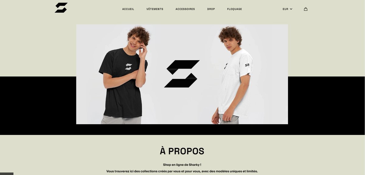 SharkyTwitch's tweet photo. 🚨BOUTIQUE SRK DISPONIBLE🚨

Le shop en ligne est désormais ouvert ! ✅

LIEN ▶️https://t.co/IBnatILAZ9

T-shirt SHARKY FC, Sweat, Bonnet, tout est dispo !🔥 https://t.co/Wl9TFKAFwT