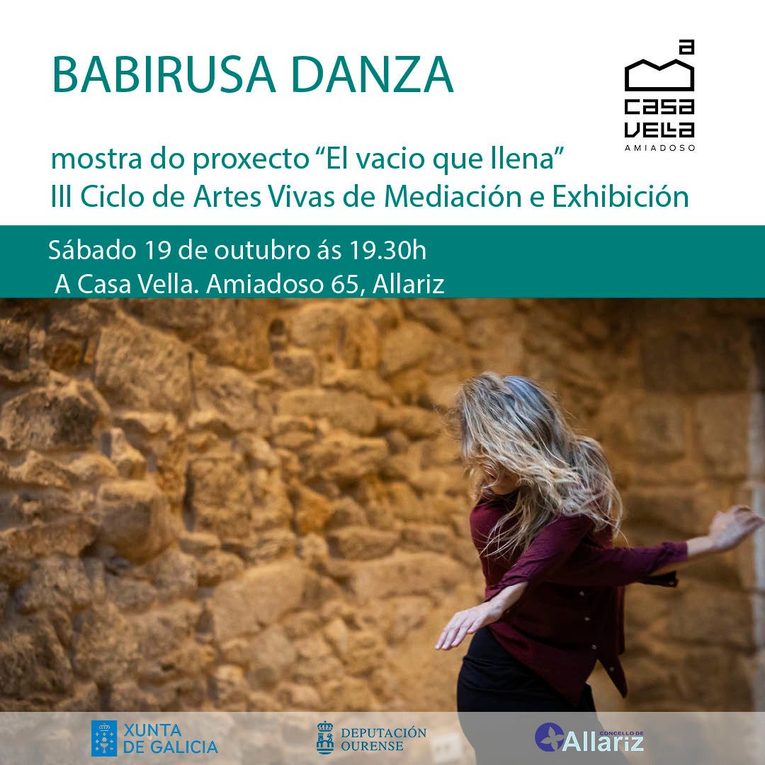Esta semana hemos estado de Residencia Artística en <a href="/acasavella/">A Casa Vella Docería</a>. Muchas gracias por acogernos en vuestra casa ❤️❤️

#babirusadanzaontheroad
#elvacíoquellena