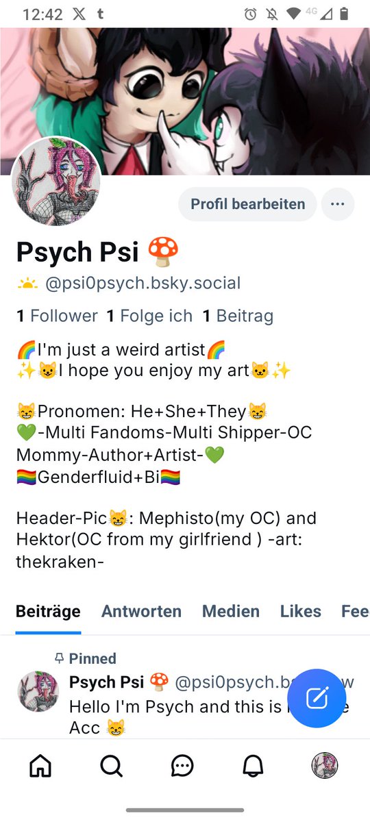 psi0psych's tweet photo. Hey everyone I'm on #Bluesky 😸💚
You can follow me there or write your account name in the comments 👇

#newaccount #new https://t.co/y7ifCjgzXN