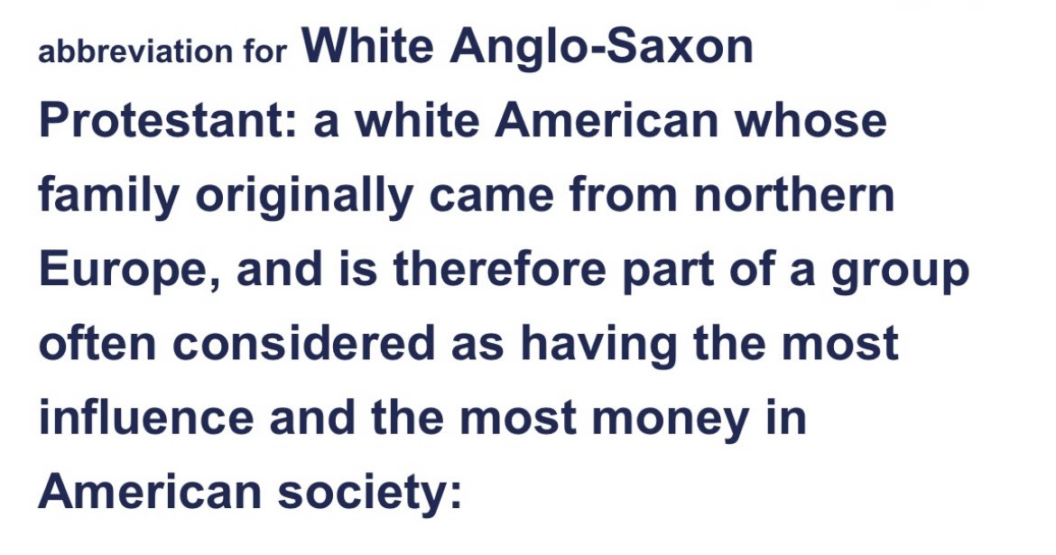RM_19844's tweet image. Before the shooter witnesses claimed a man with long blonde hair said “There’s a lot of wasps around today there’s not many japs here are there”
Wasp is an acronym for white anglo saxon protestants.