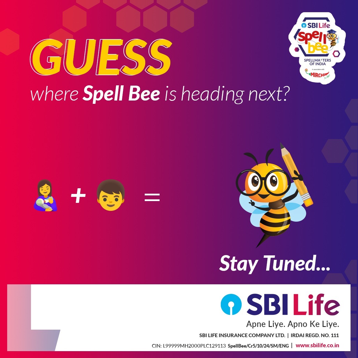 SBILife's tweet photo. Spell Bee has touched down in the city where dreams come true!
Any guesses where?
Keep watching as we spell out and stay tuned for the next spell-tastic stop!

#SBILife #SpellMasterSpellBee #spellingcompetition #ApneLiyeApnoKeLiye https://t.co/0eBq2ZRC7m