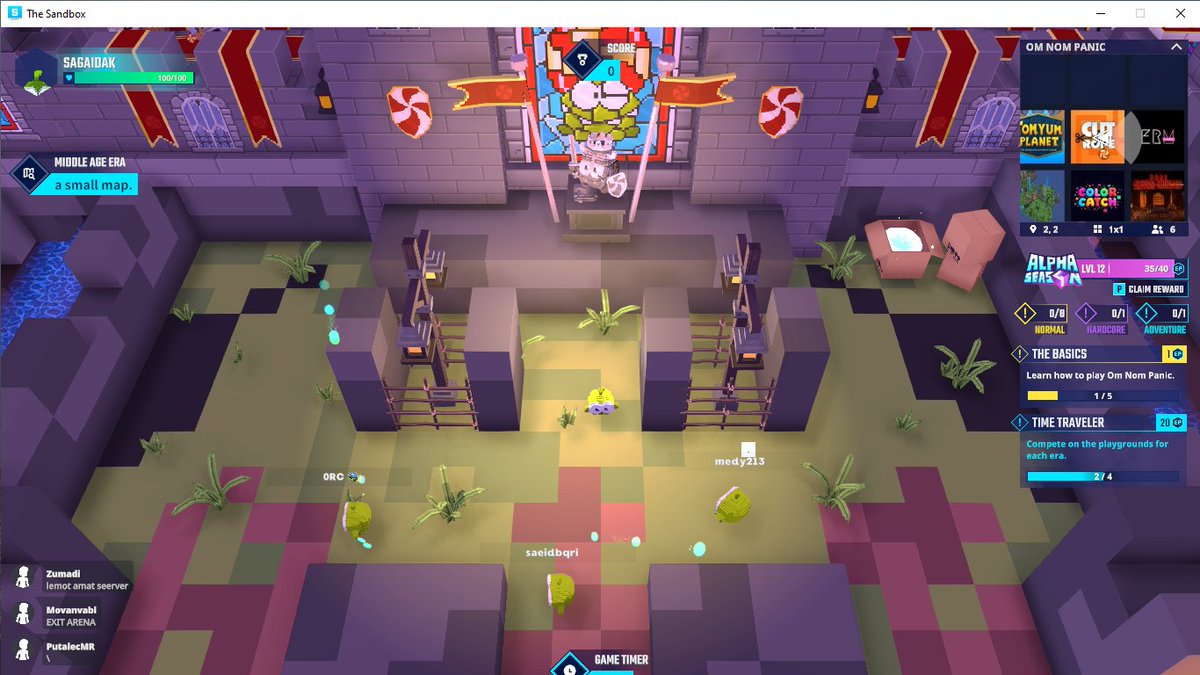 SagaidakP's tweet photo. Check out my new place 🏰 Rent controlled, good neighborhood, friendly Om Noms nearby 🍭😅 @Cut_The_Rope @TheSandboxGame https://t.co/6Rj8IzPQQX #TheSandbox #AlphaSeason4 #AS4SocialChallenge https://t.co/SgsoHaJeIN
