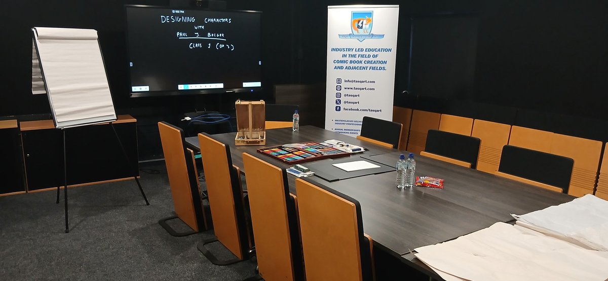 tasqart's tweet image. We start part 1/3 of our Character Design Course with Paul Bolger today.
#characterdesign #sequentialart #makingcomics #comicbooks #tasqart