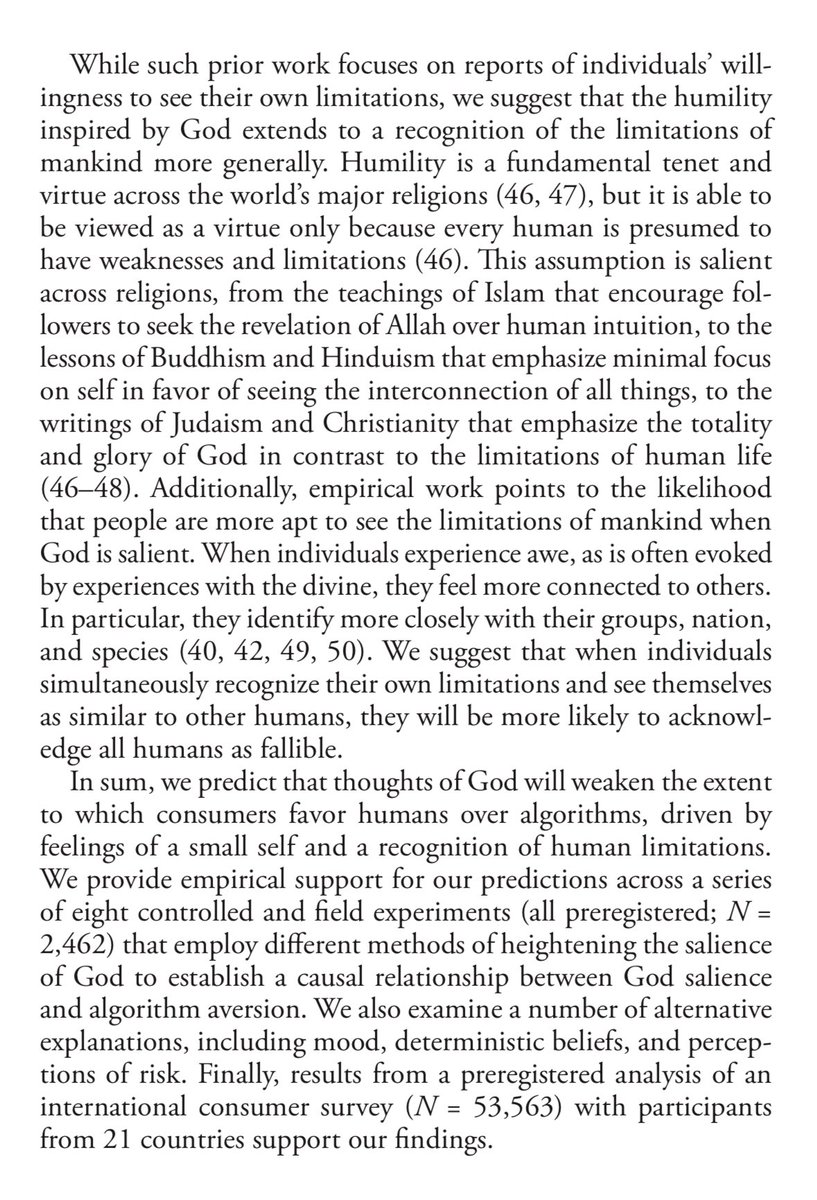 mapmirage's tweet image. Thinking about god leads to a greater acceptance of human fallibility, but also promotes a greater acceptance of AI